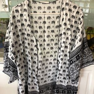Elephant poncho wrap